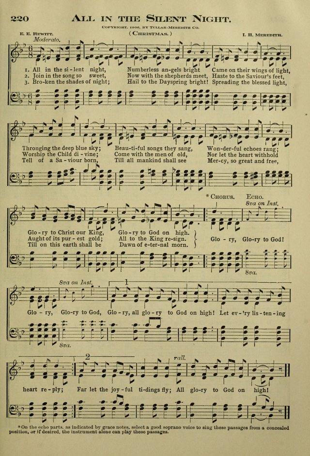 The Bible School Hymnal page 210