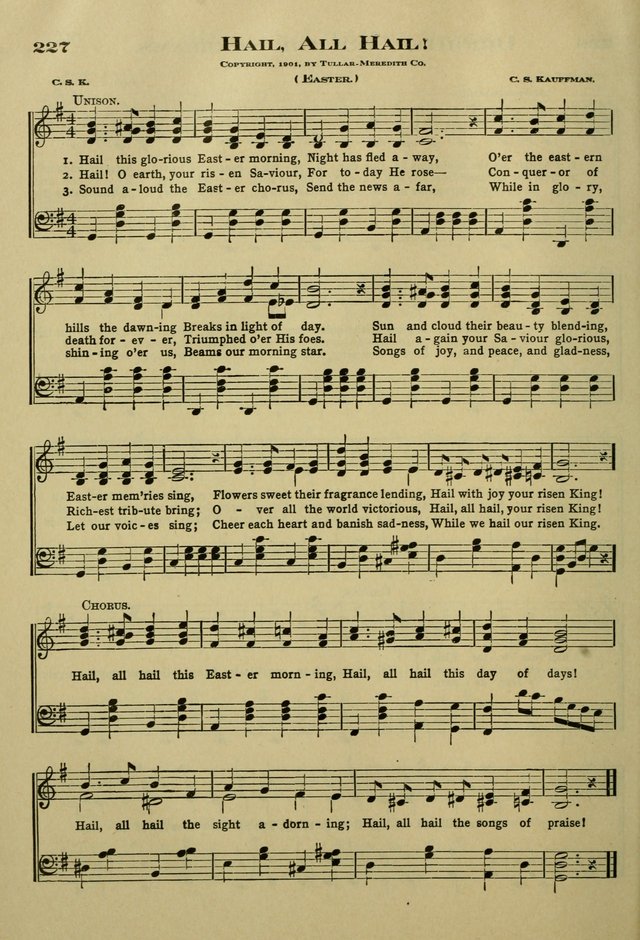 The Bible School Hymnal page 217