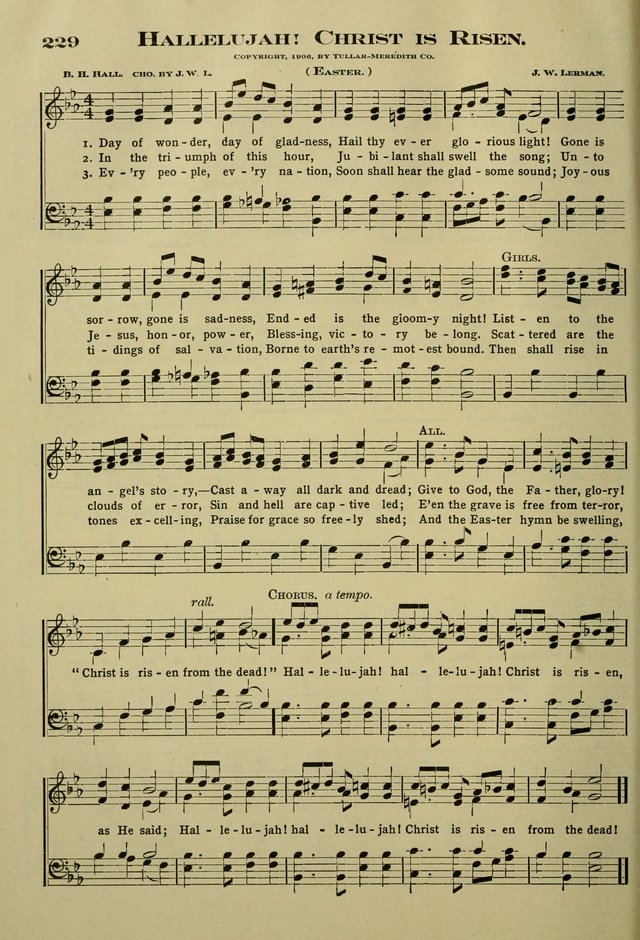 The Bible School Hymnal page 219
