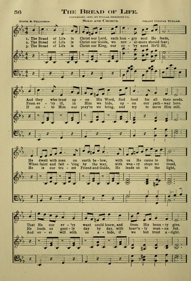 The Bible School Hymnal page 65