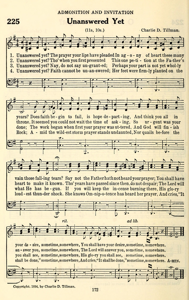 The Baptist Standard Hymnal: with responsive readings: a new book for all services page 164