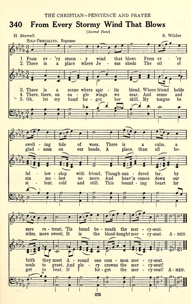 The Baptist Standard Hymnal: with responsive readings: a new book for all services page 267