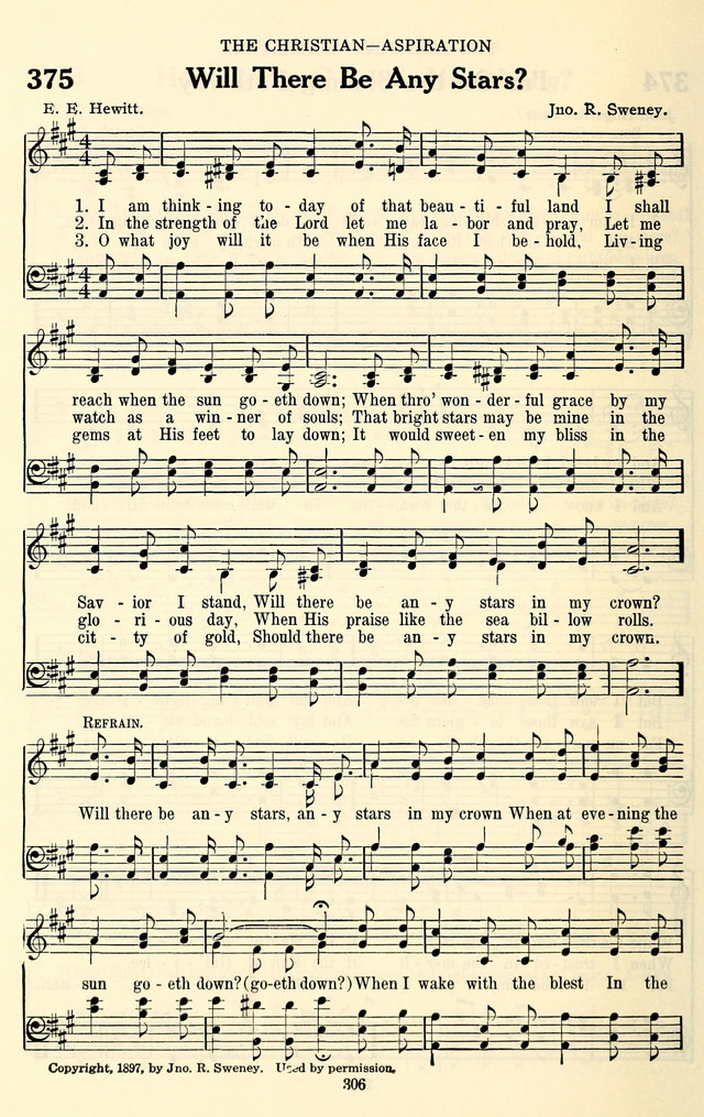 The Baptist Standard Hymnal: with responsive readings: a new book for all services page 298