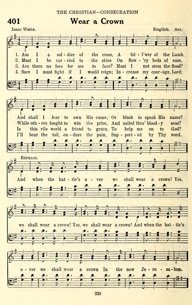 The Baptist Standard Hymnal: with responsive readings: a new book for all services page 322