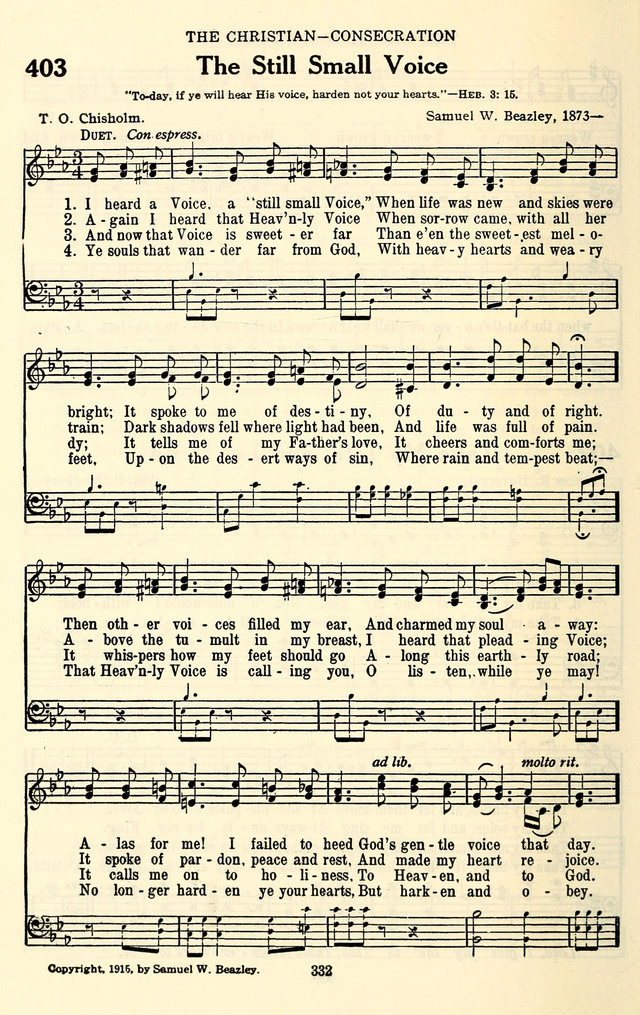 The Baptist Standard Hymnal: with responsive readings: a new book for all services page 324