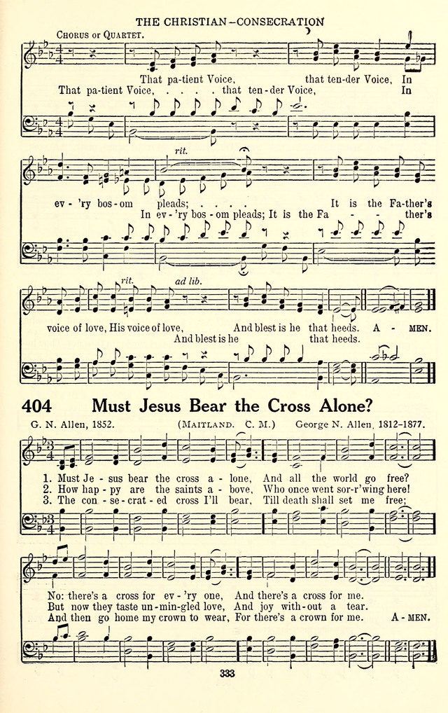 The Baptist Standard Hymnal: with responsive readings: a new book for all services page 325