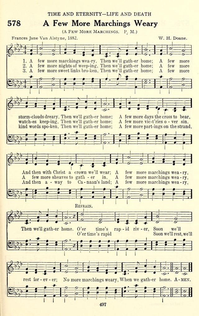 The Baptist Standard Hymnal: with responsive readings: a new book for all services page 489