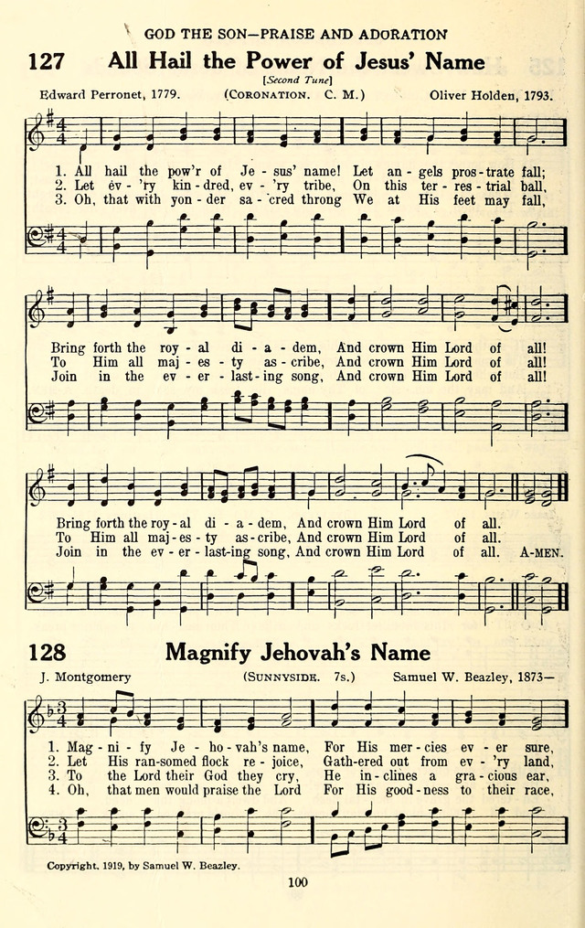 The Baptist Standard Hymnal: with responsive readings: a new book for all services page 92