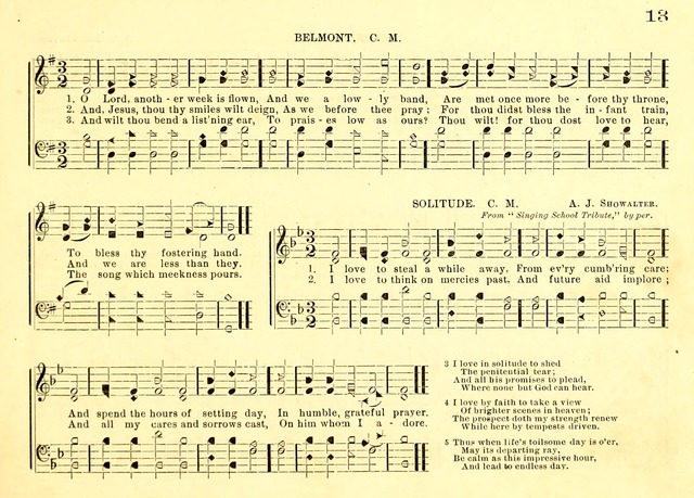 Bible School Hymns and Sacred Songs for Sunday Schools and Other Religious Services page 13