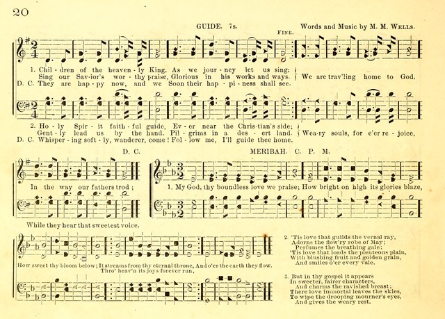 Bible School Hymns and Sacred Songs for Sunday Schools and Other Religious Services page 20