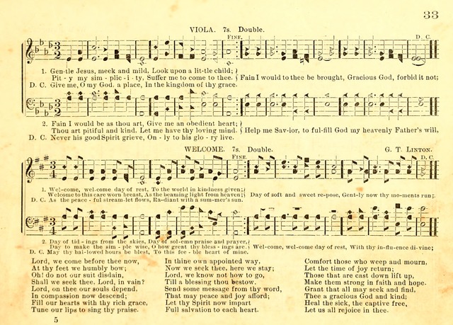 Bible School Hymns and Sacred Songs for Sunday Schools and Other Religious Services page 33