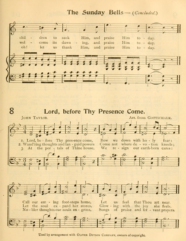 A Book of Song and Service: for Sunday school and home page 100