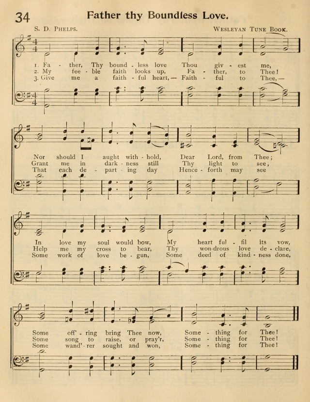 A Book of Song and Service: for Sunday school and home page 121
