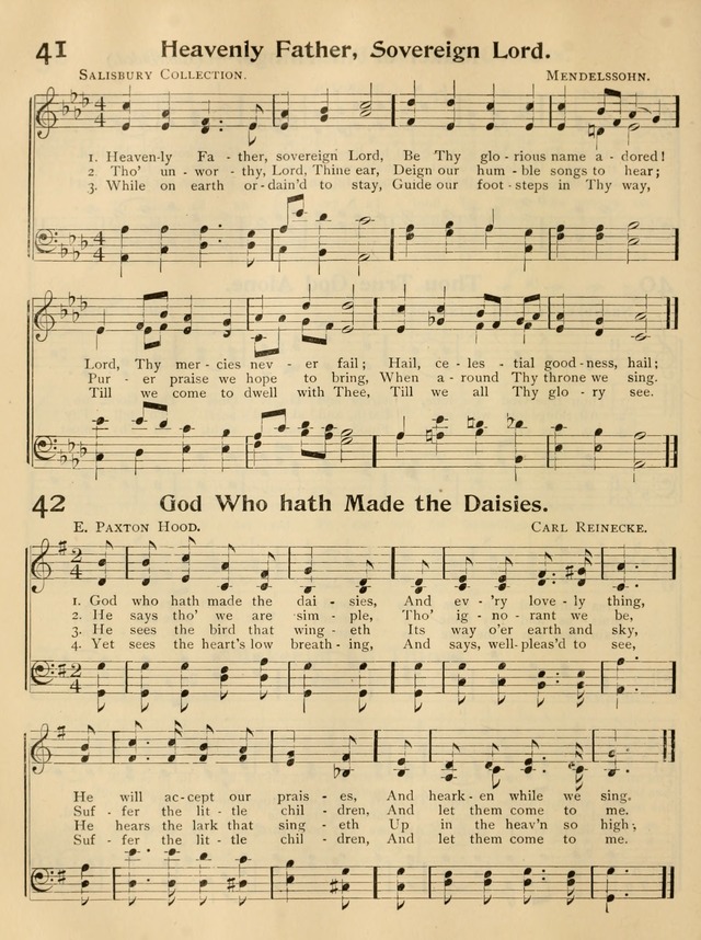 A Book of Song and Service: for Sunday school and home page 127