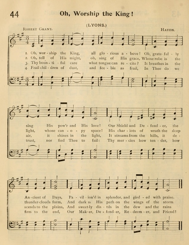 A Book of Song and Service: for Sunday school and home page 129