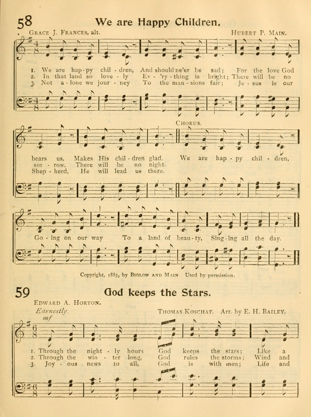 A Book of Song and Service: for Sunday school and home page 142