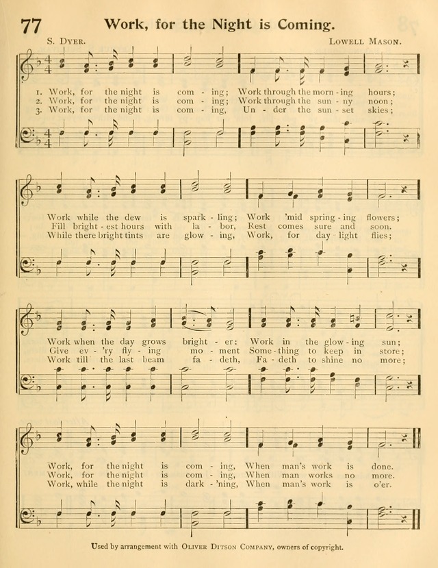 A Book of Song and Service: for Sunday school and home page 160