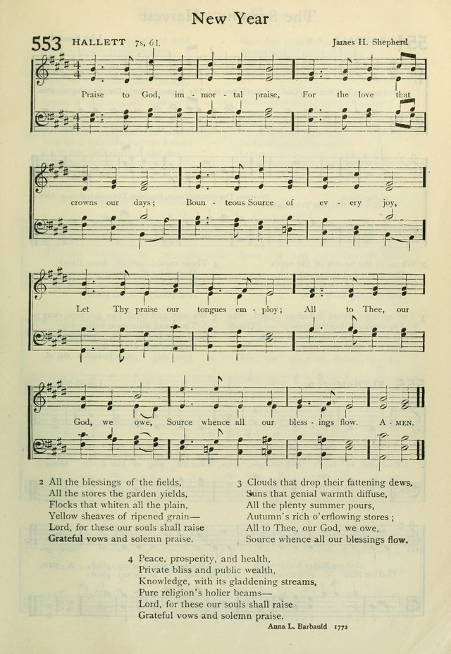Book of Worship with Hymns and Tunes  page 699