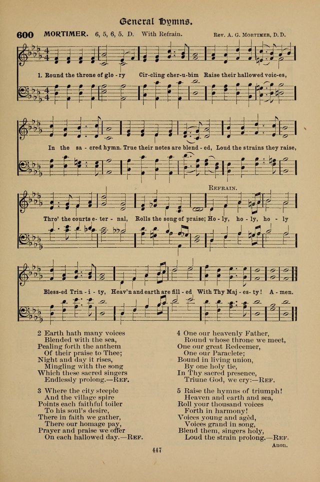 Hymnal Companion to the Prayer Book with Accompanying Tunes (Second Edition) page 448