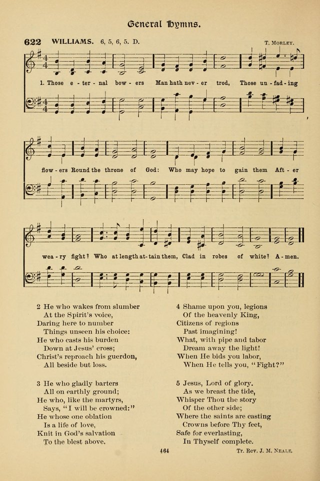 Hymnal Companion to the Prayer Book with Accompanying Tunes (Second Edition) page 465