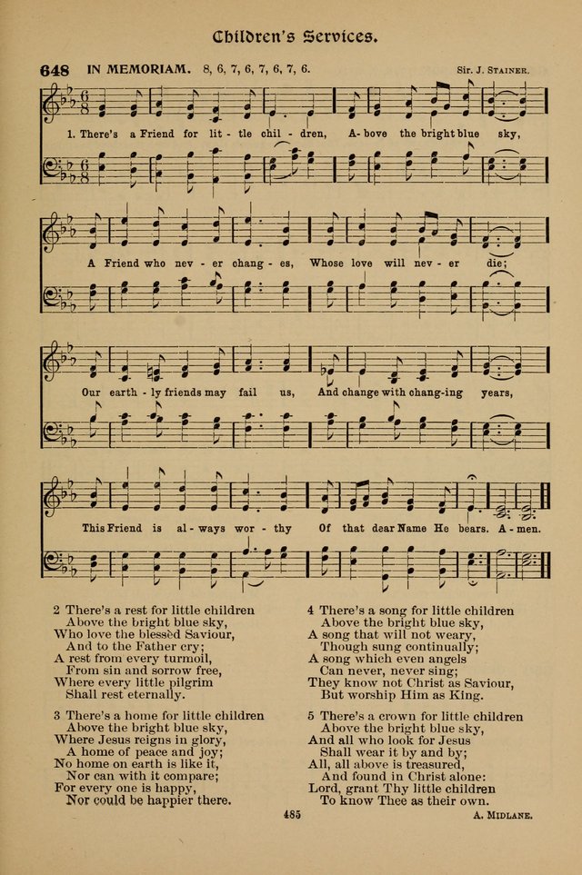 Hymnal Companion to the Prayer Book with Accompanying Tunes (Second Edition) page 486