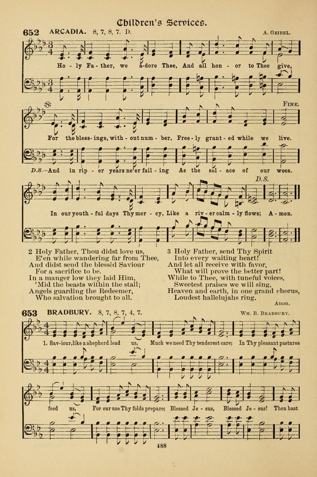 Hymnal Companion to the Prayer Book with Accompanying Tunes (Second Edition) page 489