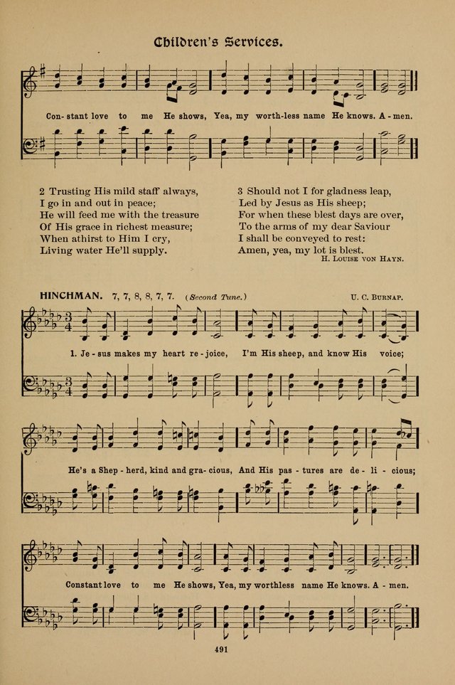 Hymnal Companion to the Prayer Book with Accompanying Tunes (Second Edition) page 492