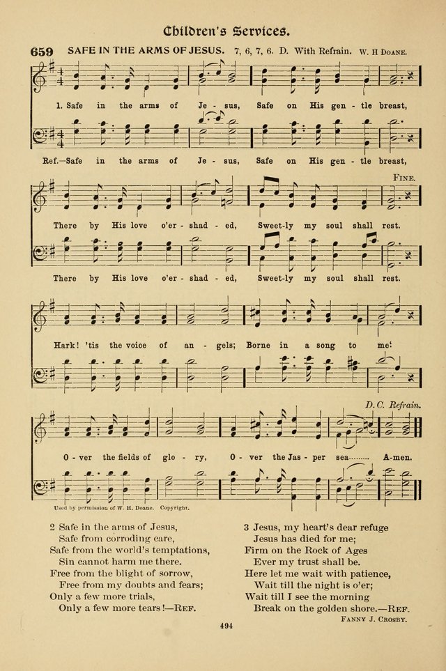 Hymnal Companion to the Prayer Book with Accompanying Tunes (Second Edition) page 495