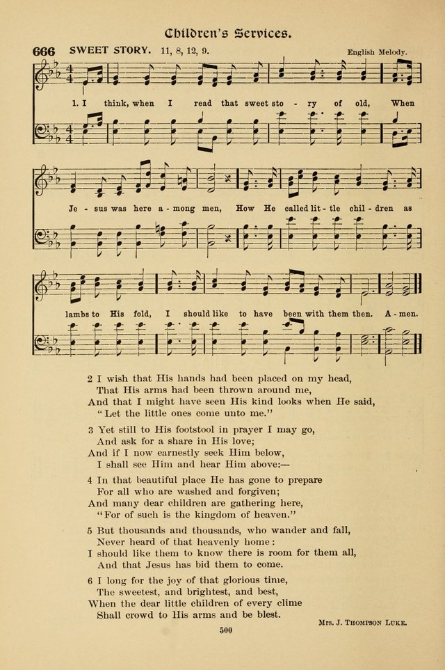 Hymnal Companion to the Prayer Book with Accompanying Tunes (Second Edition) page 501