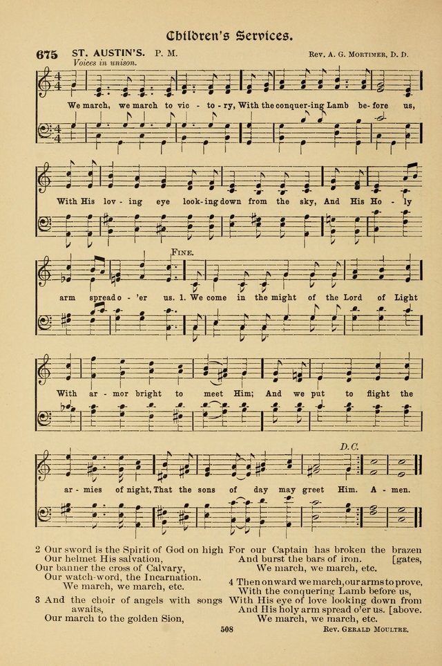 Hymnal Companion to the Prayer Book with Accompanying Tunes (Second Edition) page 509