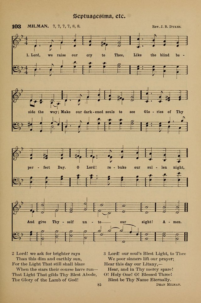 Hymnal Companion to the Prayer Book with Accompanying Tunes (Second Edition) page 86