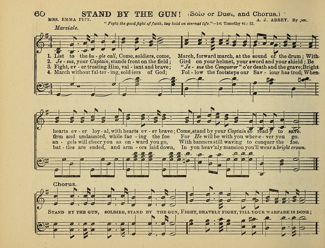 The Banner of Victory: a choice selection of songs, duets, quartets, and choruses, for Sunday schools, prayer and praise meetings, and the fireside page 60