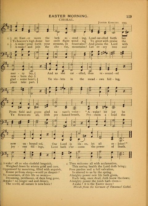 The Carol: a book of religious songs for the Sunday school and the home page 129