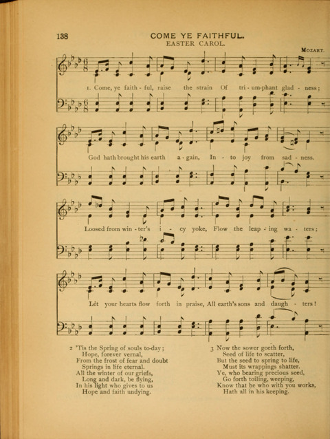 The Carol: a book of religious songs for the Sunday school and the home page 138