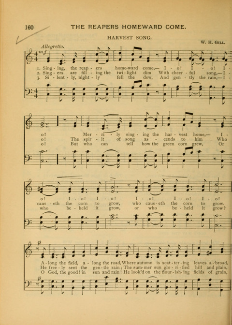 The Carol: a book of religious songs for the Sunday school and the home page 160