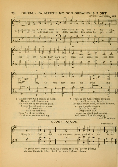 The Carol: a book of religious songs for the Sunday school and the home page 78