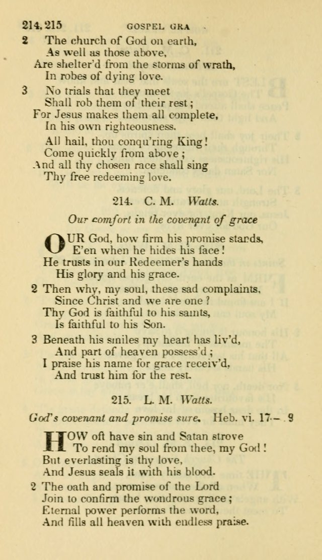 The Choice: in two parts; Part I, containing Psalms and hymns, Part II, containing spiritual songs; designed for public and private worship (6th ed.) page 143