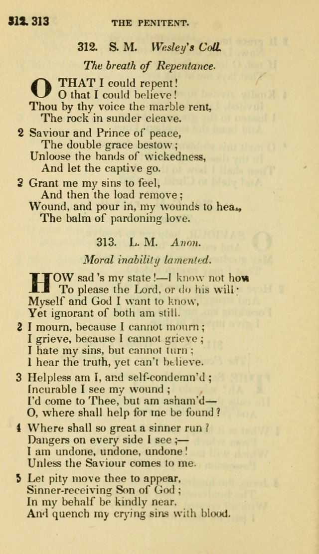 The Choice: in two parts; Part I, containing Psalms and hymns, Part II, containing spiritual songs; designed for public and private worship (6th ed.) page 191