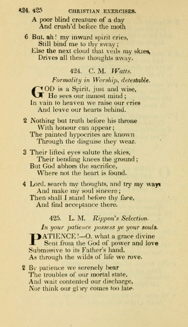 The Choice: in two parts; Part I, containing Psalms and hymns, Part II, containing spiritual songs; designed for public and private worship (6th ed.) page 251
