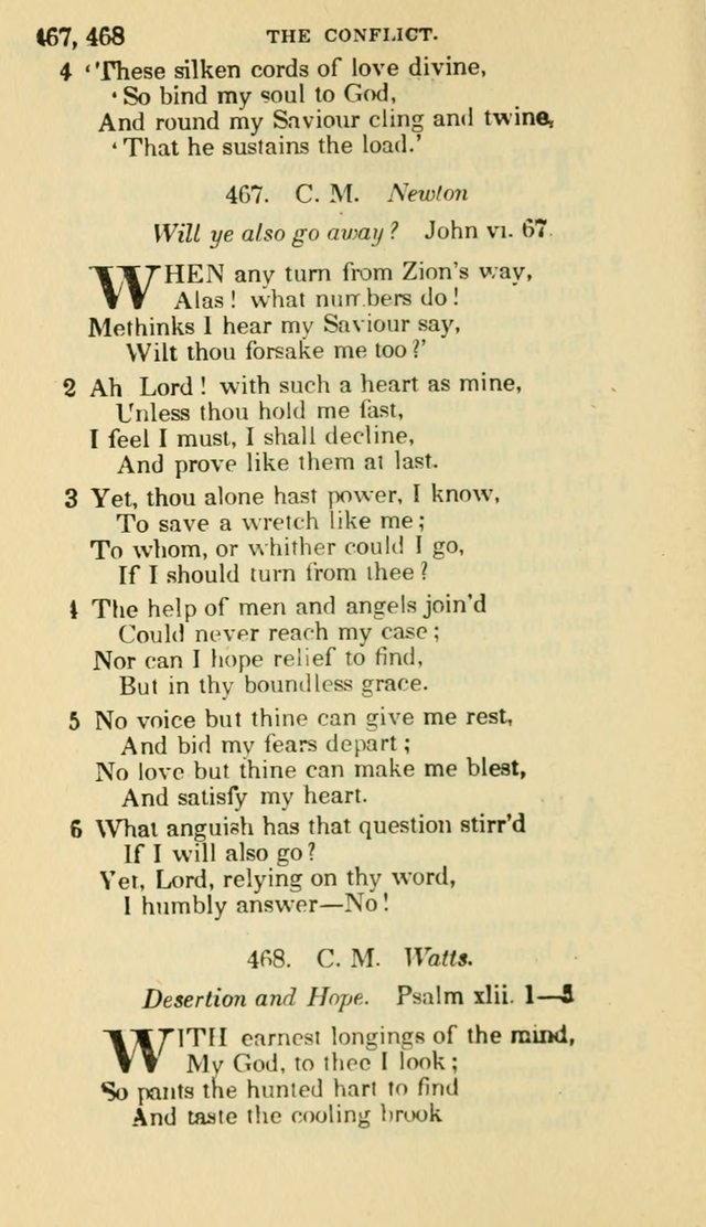 The Choice: in two parts; Part I, containing Psalms and hymns, Part II, containing spiritual songs; designed for public and private worship (6th ed.) page 277