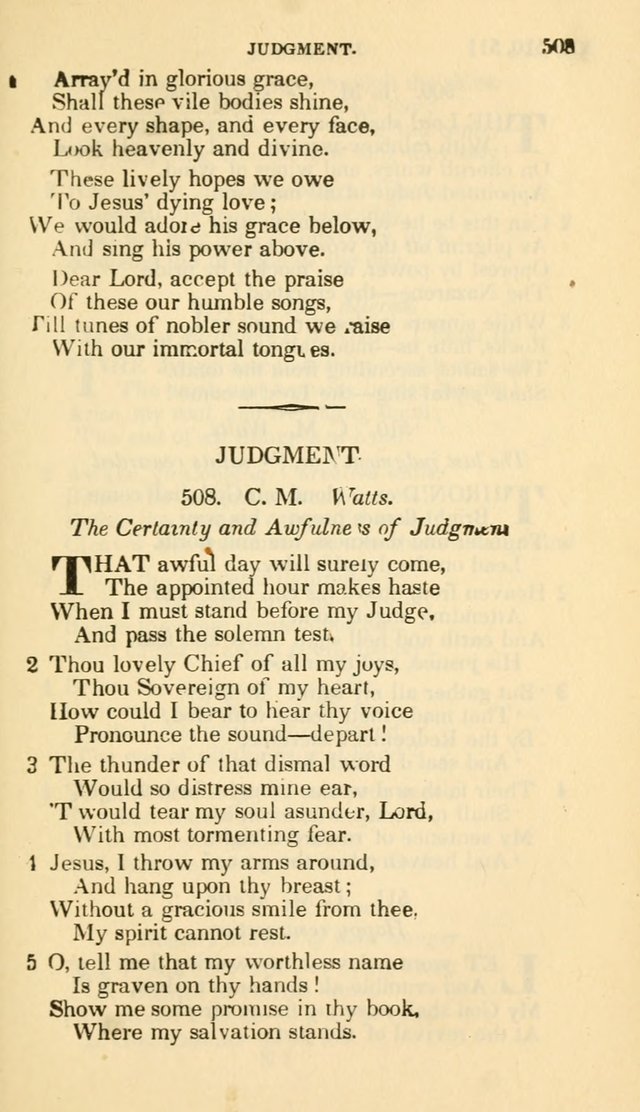 The Choice: in two parts; Part I, containing Psalms and hymns, Part II, containing spiritual songs; designed for public and private worship (6th ed.) page 300