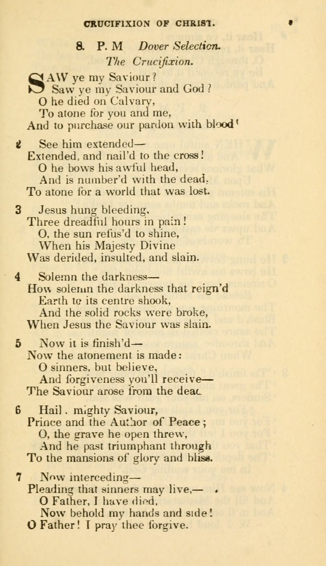 The Choice: in two parts; Part I, containing Psalms and hymns, Part II, containing spiritual songs; designed for public and private worship (6th ed.) page 320