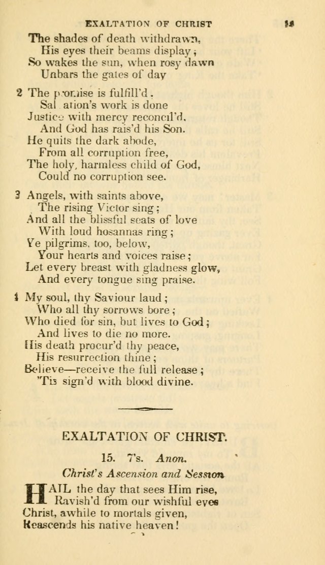 The Choice: in two parts; Part I, containing Psalms and hymns, Part II, containing spiritual songs; designed for public and private worship (6th ed.) page 326
