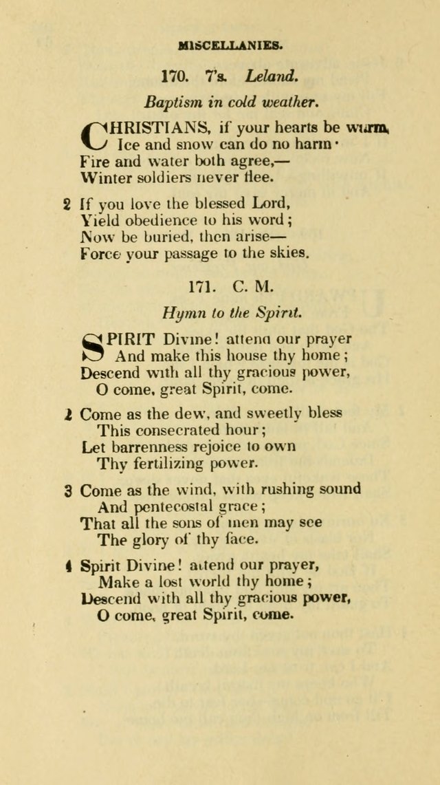The Choice: in two parts; Part I, containing Psalms and hymns, Part II, containing spiritual songs; designed for public and private worship (6th ed.) page 475