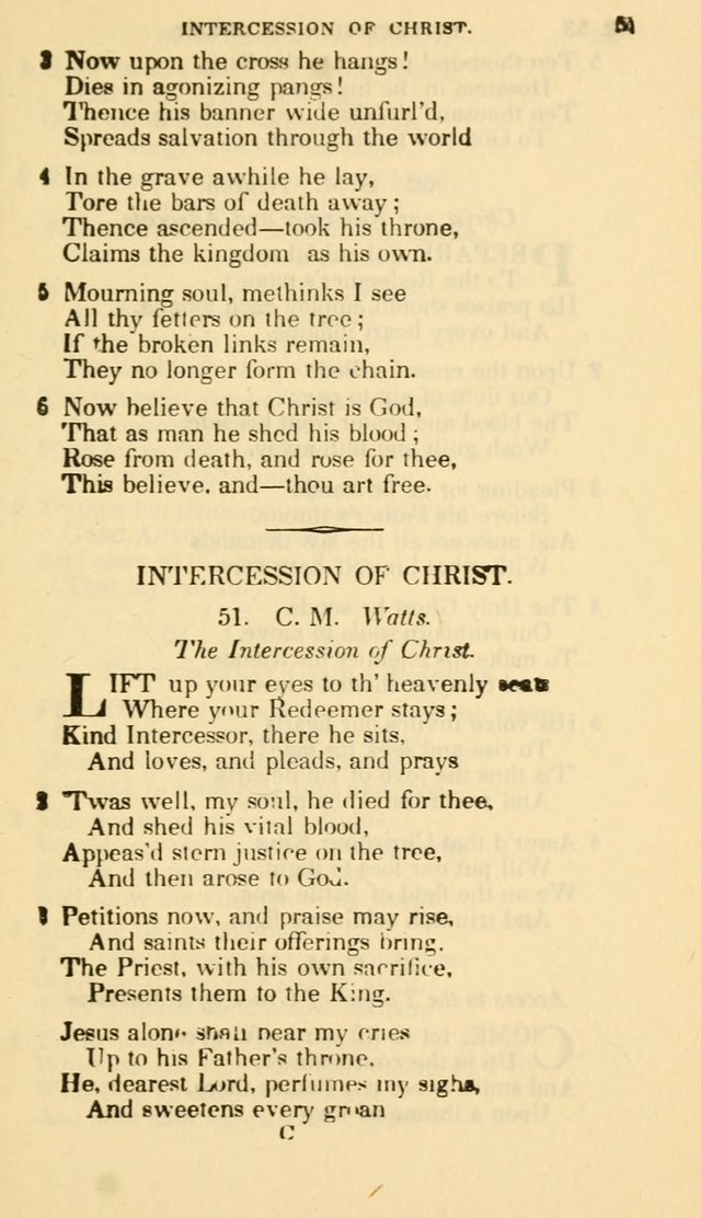 The Choice: in two parts; Part I, containing Psalms and hymns, Part II, containing spiritual songs; designed for public and private worship (6th ed.) page 54