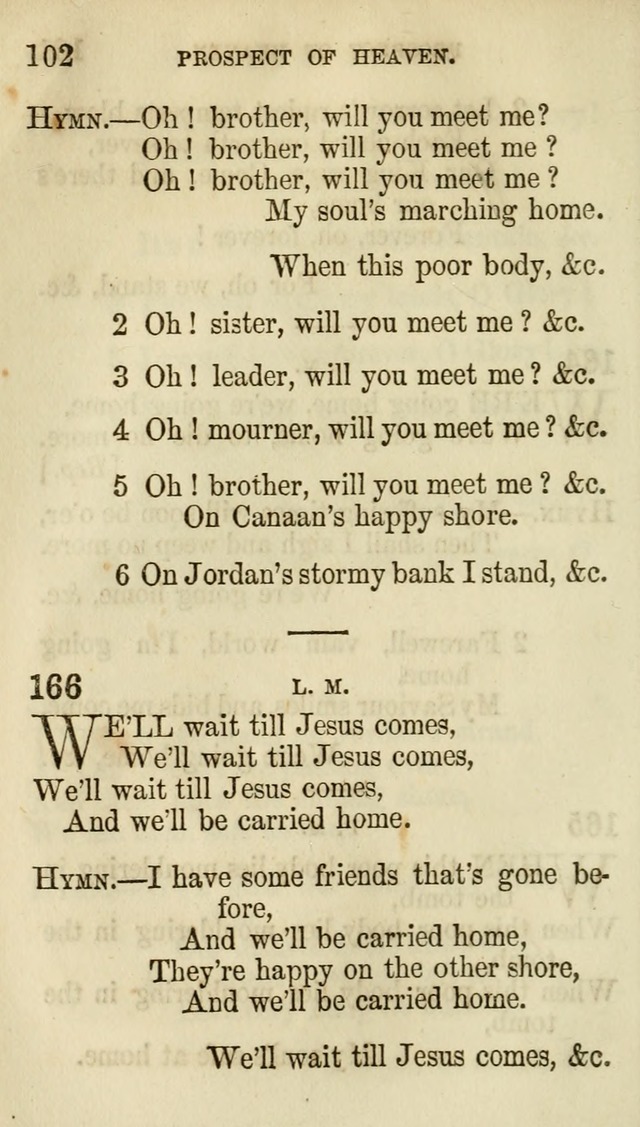 The Chorus: or, a collection of choruses and hymns, selected and original, adapted especially to the class-room, and to meetings for prayer and Christian conference (7th ed., Imp. and Enl.) page 102