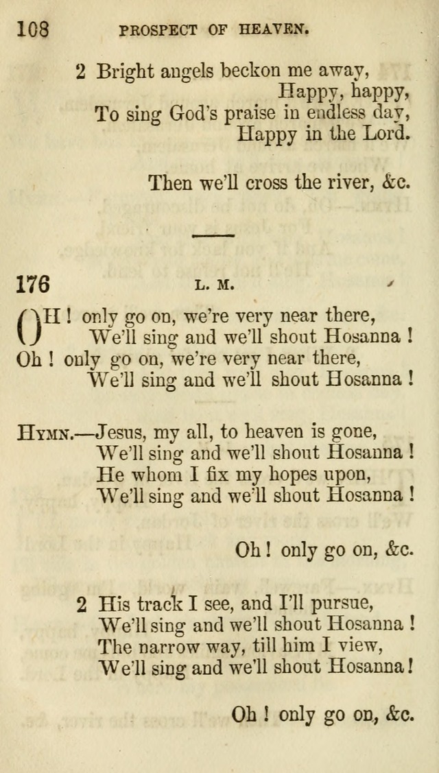 The Chorus: or, a collection of choruses and hymns, selected and original, adapted especially to the class-room, and to meetings for prayer and Christian conference (7th ed., Imp. and Enl.) page 108