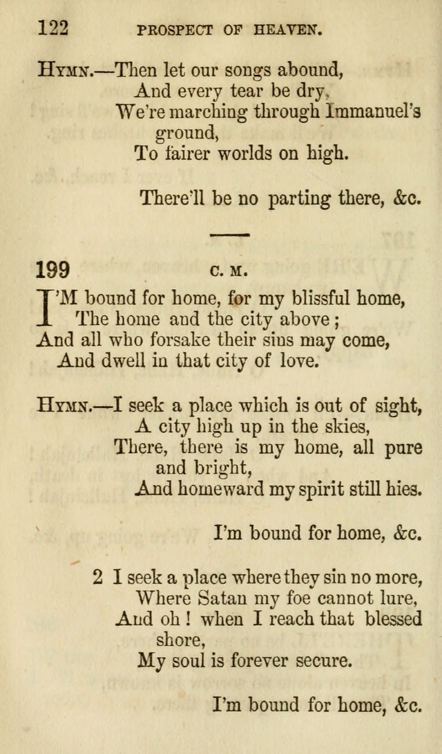 The Chorus: or, a collection of choruses and hymns, selected and original, adapted especially to the class-room, and to meetings for prayer and Christian conference (7th ed., Imp. and Enl.) page 122