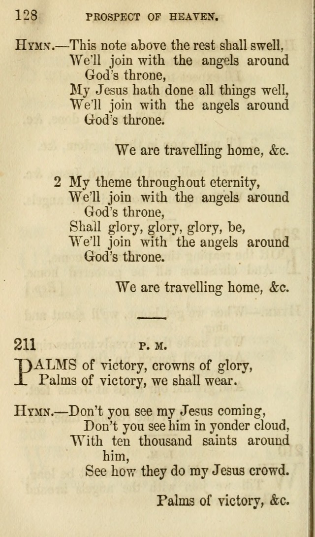 The Chorus: or, a collection of choruses and hymns, selected and original, adapted especially to the class-room, and to meetings for prayer and Christian conference (7th ed., Imp. and Enl.) page 128