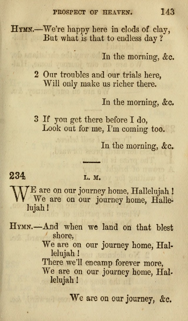 The Chorus: or, a collection of choruses and hymns, selected and original, adapted especially to the class-room, and to meetings for prayer and Christian conference (7th ed., Imp. and Enl.) page 143